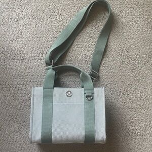 lululemon athletica Green and Gray Crossbody Bag